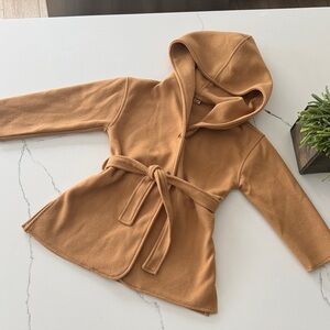 Kids Tan Hooded Jacket 5t